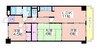 レジェロ住之江 3LDKの間取り