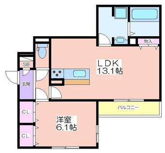 間取図 Clashist細井川