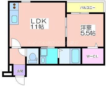 間取図 フジパレス住吉遠里小野Ⅲ番館