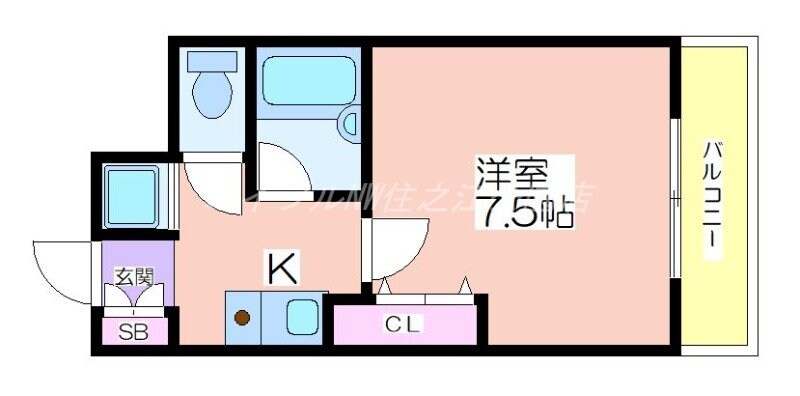 間取り図 シティアーク山城