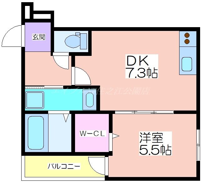 間取り図 フジパレス沢ノ町駅南