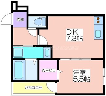 間取図 フジパレス沢ノ町駅南