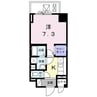 クリム岸里 1Kの間取り