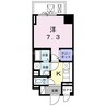 クリム岸里 1Kの間取り
