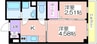 NU長居公園 2Kの間取り