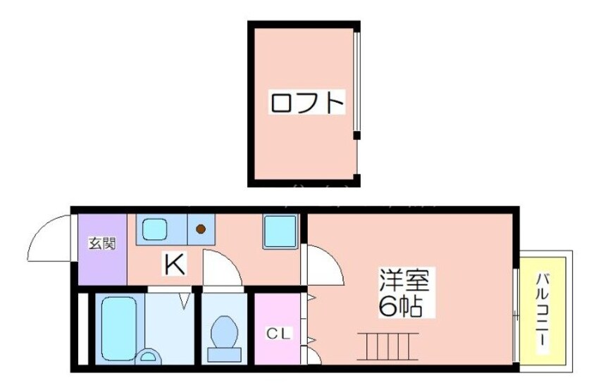 間取図 ハイム北加賀屋