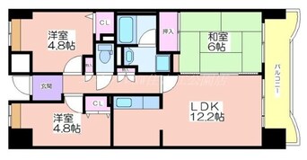 間取図 グランデージ住之江