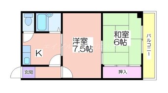 間取図 キューブ御崎