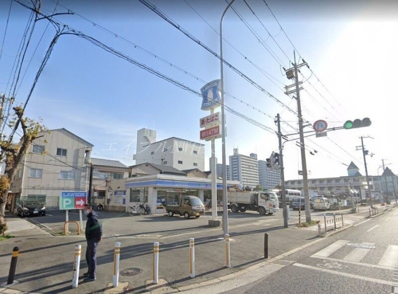 ローソン新北島七丁目店(コンビニ)まで295m セレーナ住之江Ⅱ番館