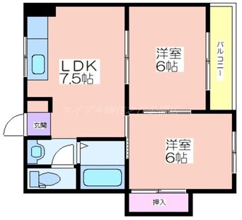 間取図 ラパンジール住吉大社