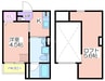 Secretariat 1Kの間取り