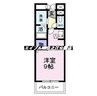 アンソレイエ 1Rの間取り