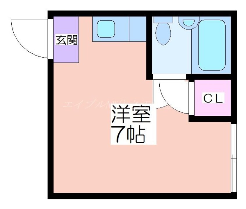 間取図 ラパンジール粉浜Ⅱ