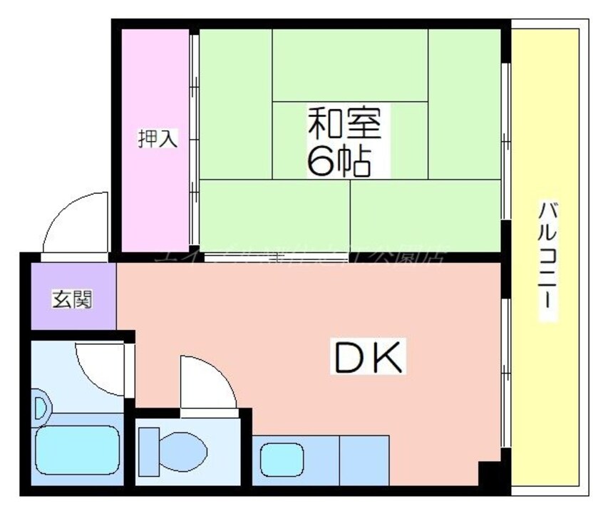 間取図 グランビルド住之江公園