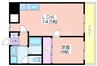 DAIKOマンション 1LDKの間取り