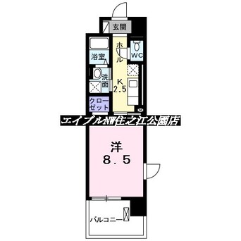 間取図 サニーキャンプ　今池