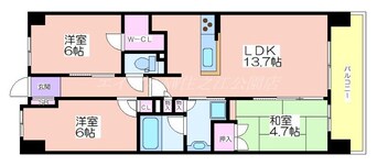 間取図 大阪ベイレジデンス　リブリーコート