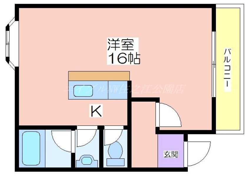 間取図 アベニュー中加賀屋