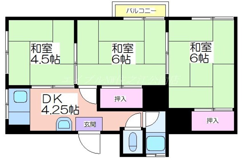 間取図 プチベルン沢ノ町