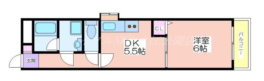 間取図 シュテルンパラスト鈴栄