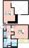 フィエスタ北島 1Kの間取り