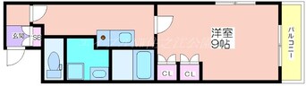 間取図 ルシエル難波