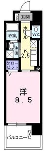 サニーキャンプ　今池 1Kの間取り