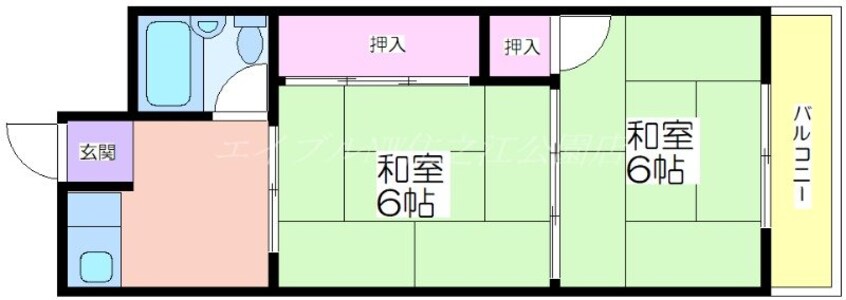 間取図 第１北野ビル