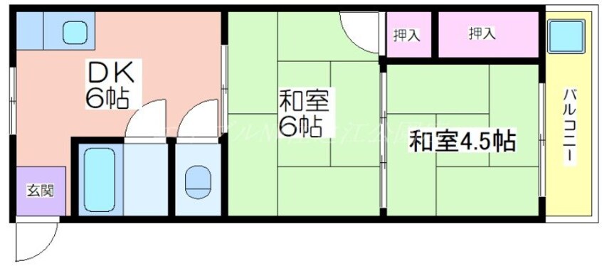 間取図 第１北野ビル