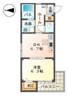 Alfine.S 1DKの間取り