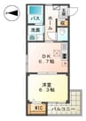 Alfine.S 1DKの間取り