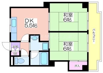 間取図 グリーンコート一番館