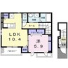 カーサ　彦 1LDKの間取り