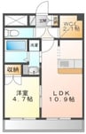 サンモール三国ヶ丘 1LDK+Sの間取り