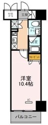 フェニックスレジデンス堺東 1Kの間取り