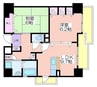 メゾンキコー住之江 2LDKの間取り