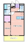 COZY岸里Ⅱ 1LDKの間取り