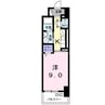 なんばソラニワ 1Kの間取り