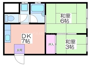 間取図 トミーズ住之江