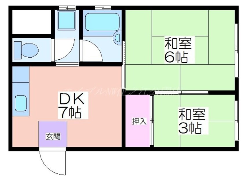 間取図 トミーズ住之江