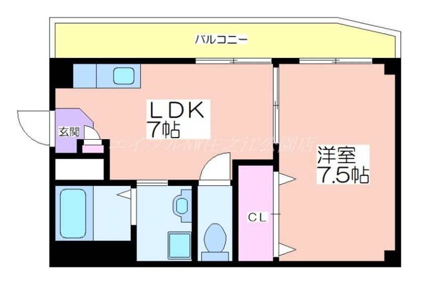 間取図 アポロシャルム