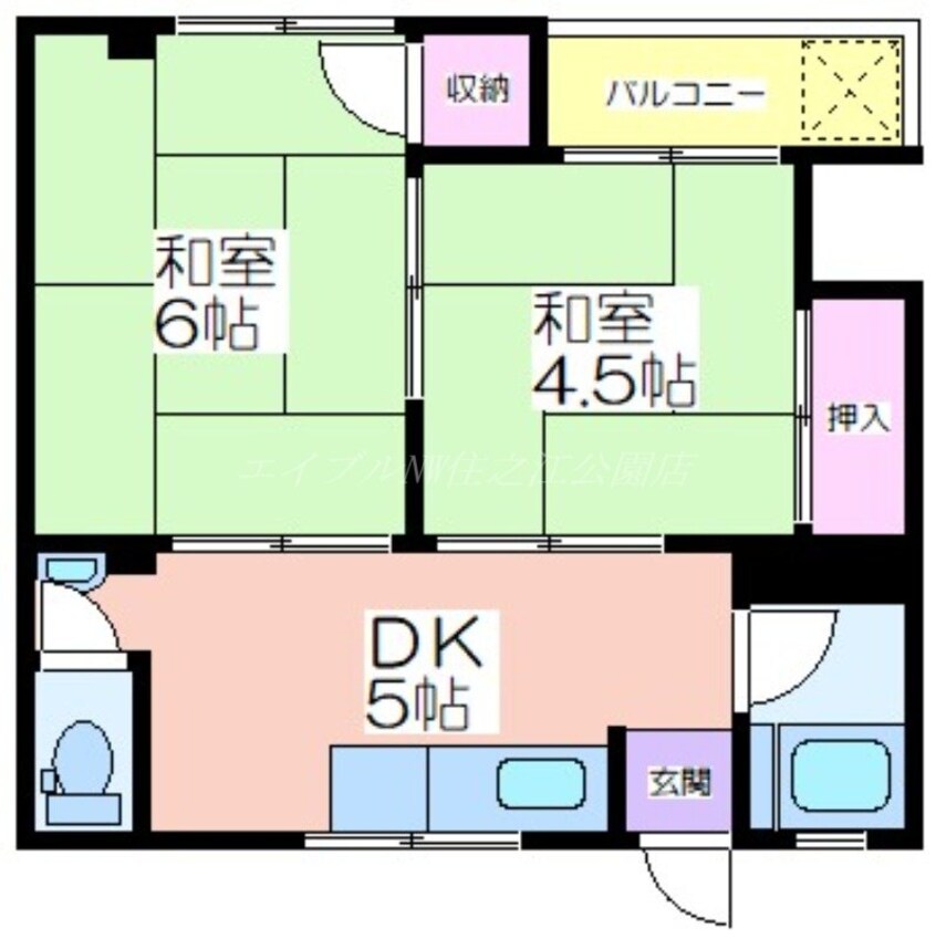 間取図 ハイツミナト