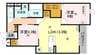 メゾン　ド　セリジエ 2LDKの間取り