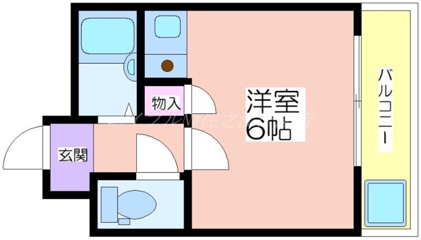 間取図 シャルマンフジ住吉壱番館