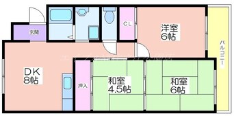 間取図 ハイツ富士