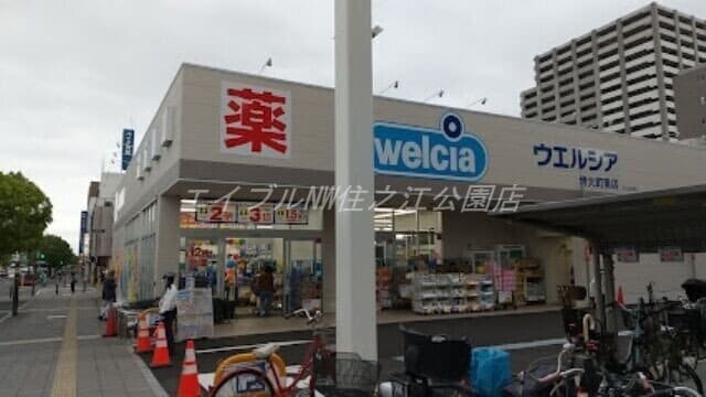 ウエルシア堺大町東店(ドラッグストア)まで345m ラシーヌ宿院