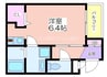 サンハイツ天下茶屋 1Kの間取り