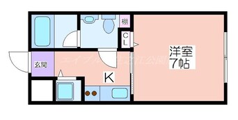 間取図 パラドール北加賀屋