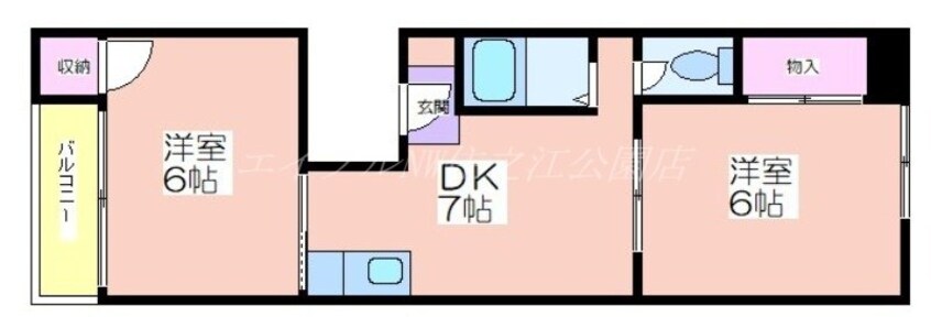 間取図 オークミマツマンション