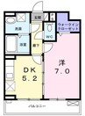 プリムローズ 1DKの間取り